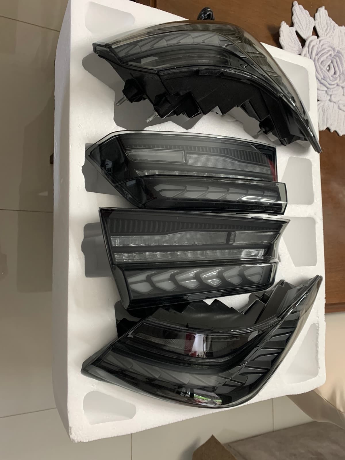 Lanternas LED escama de dragão smoke BMW Série 3 G20  (par) — foto 3