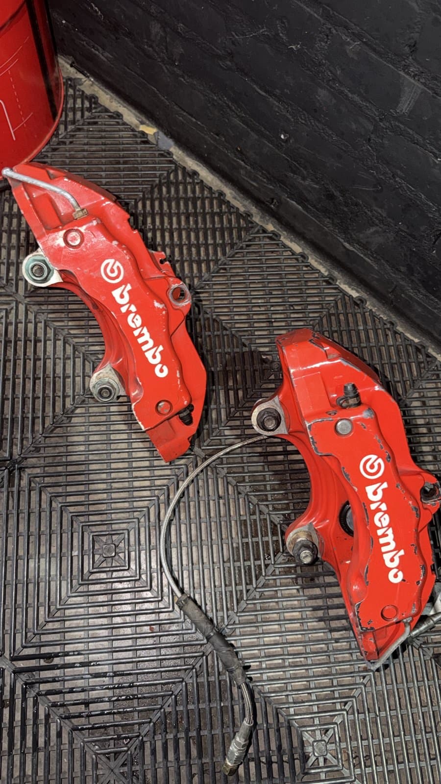 Kit freio Brembo 18Z 6 pistões + adaptadores — CS-2609-006
