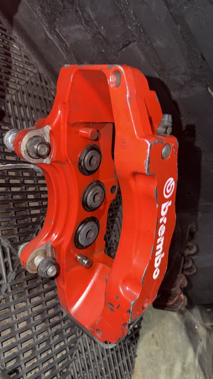 Kit freio Brembo 18Z 6 pistões + adaptadores — foto 2
