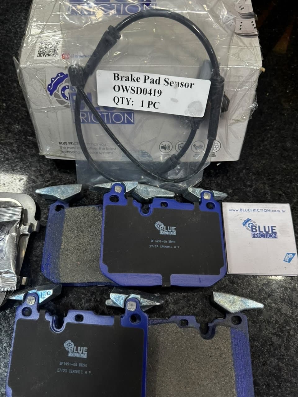 Pastilhas Blue Friction Ceramic + sensor — foto 2